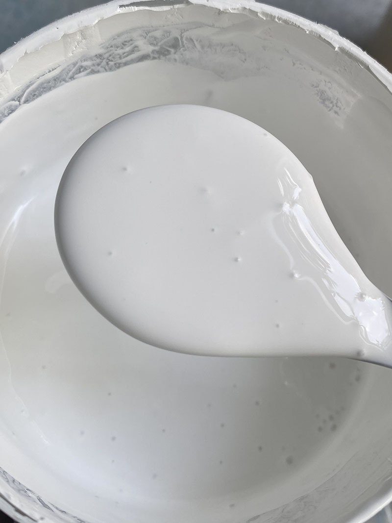 内墙乳胶漆湿料